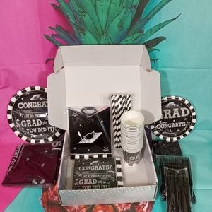 We Graduated Party Supply Box